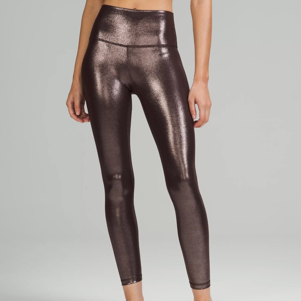 Lululemon Align High Rise Tight 25”- Radiate Foil Print French Press